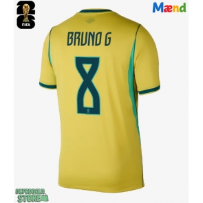 Brasilien Bruno Guimaraes #8 Replika Hjemmebanetrøje VM 2026 Kortærmet